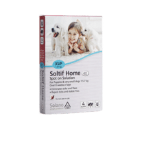 אמפולות לגור כלבים.Soltif Home נגד פרעושים לכלבים קטנים וגורים